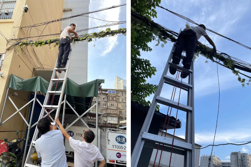 长运物业 及时响应 为商户排忧