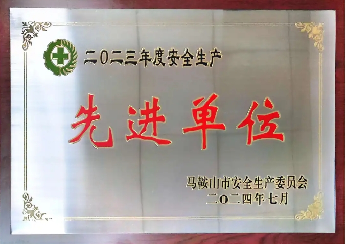 马鞍山长客：当涂长客荣获“马鞍山市2023年度安全生产先进单位”